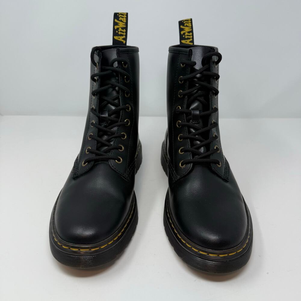 Dr. Martens Zavala Boots Men's 9 Women's 10 Black Combat Boots AW004 SK08V - Picture 2 of 12